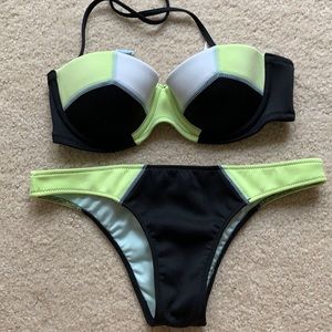 Victoria’s Secret color block bikini 34b